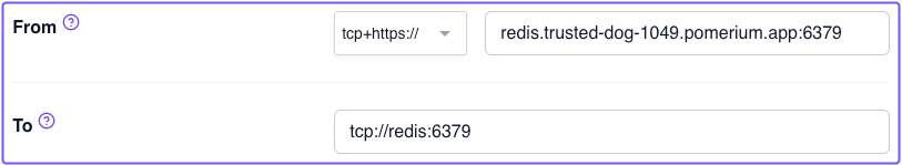 Building the Redis route in the Zero Console